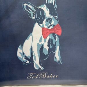 Ted Baker Blue Clutch with Dog Print